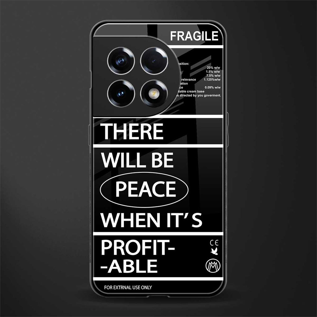 when it's profitable back phone cover | glass case for oneplus 11r