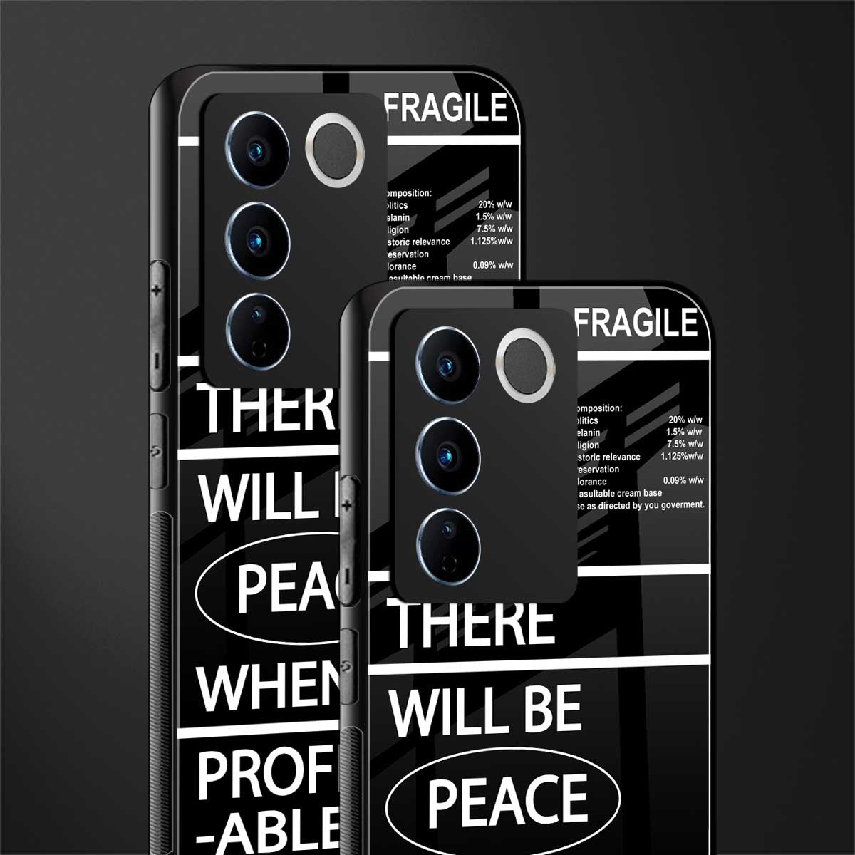 when it's profitable back phone cover | glass case for vivo v27 pro 5g