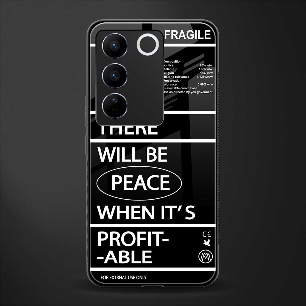 when it's profitable back phone cover | glass case for vivo v27 pro 5g