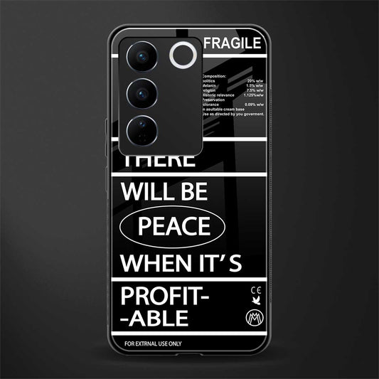 when it's profitable back phone cover | glass case for vivo v27 pro 5g