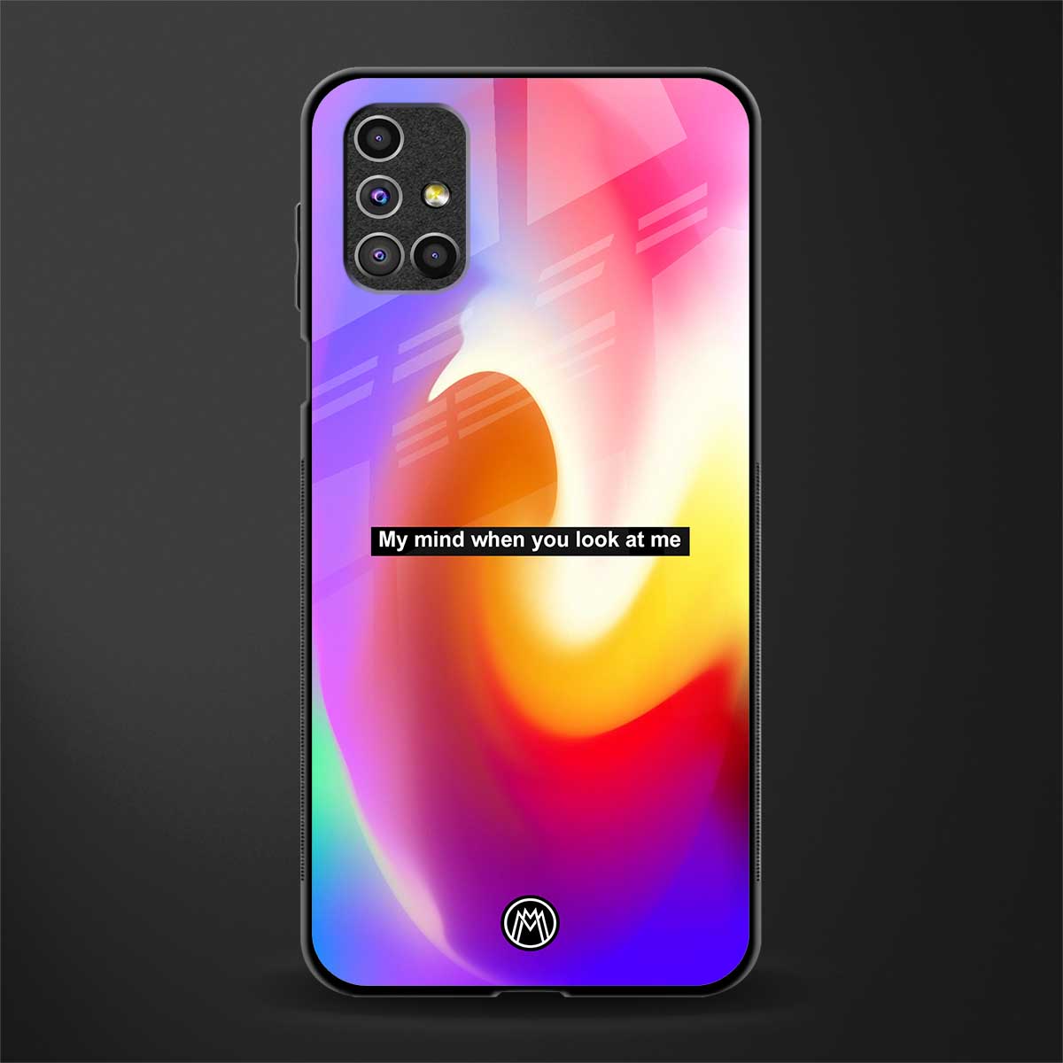when you look at me glass case for samsung galaxy m31s image