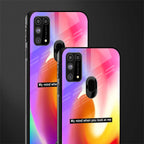when you look at me glass case for samsung galaxy f41 image-2