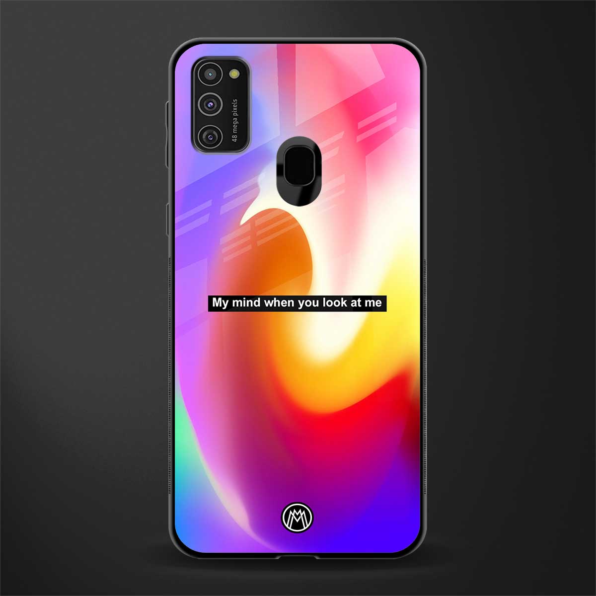 when you look at me glass case for samsung galaxy m21 image