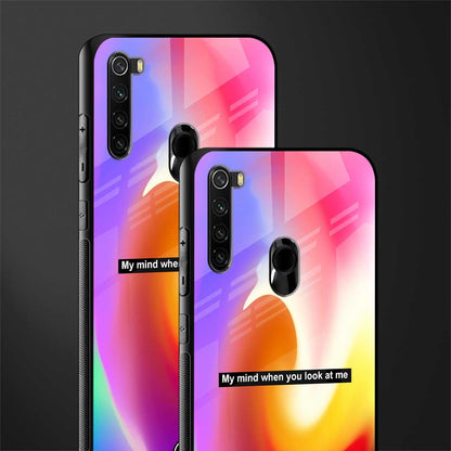 when you look at me glass case for redmi note 8 image-2