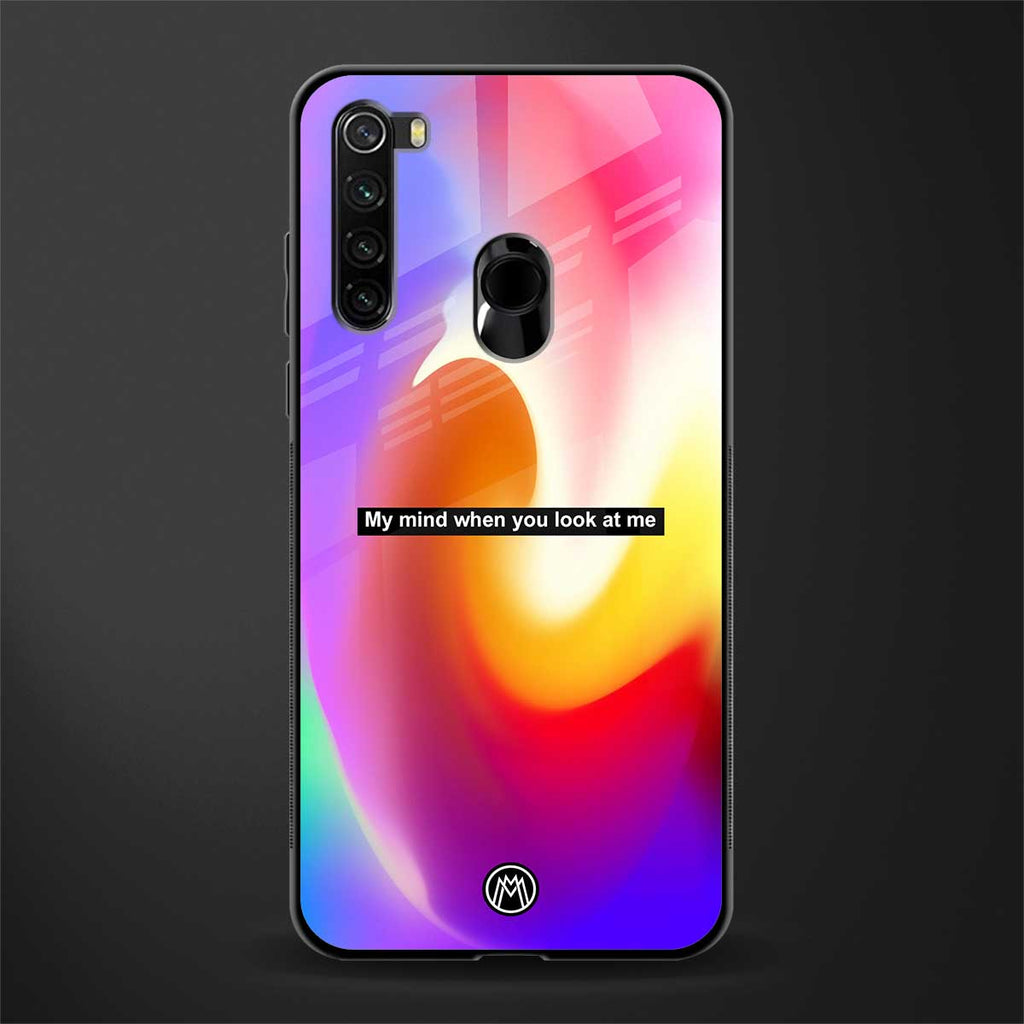when you look at me glass case for redmi note 8 image