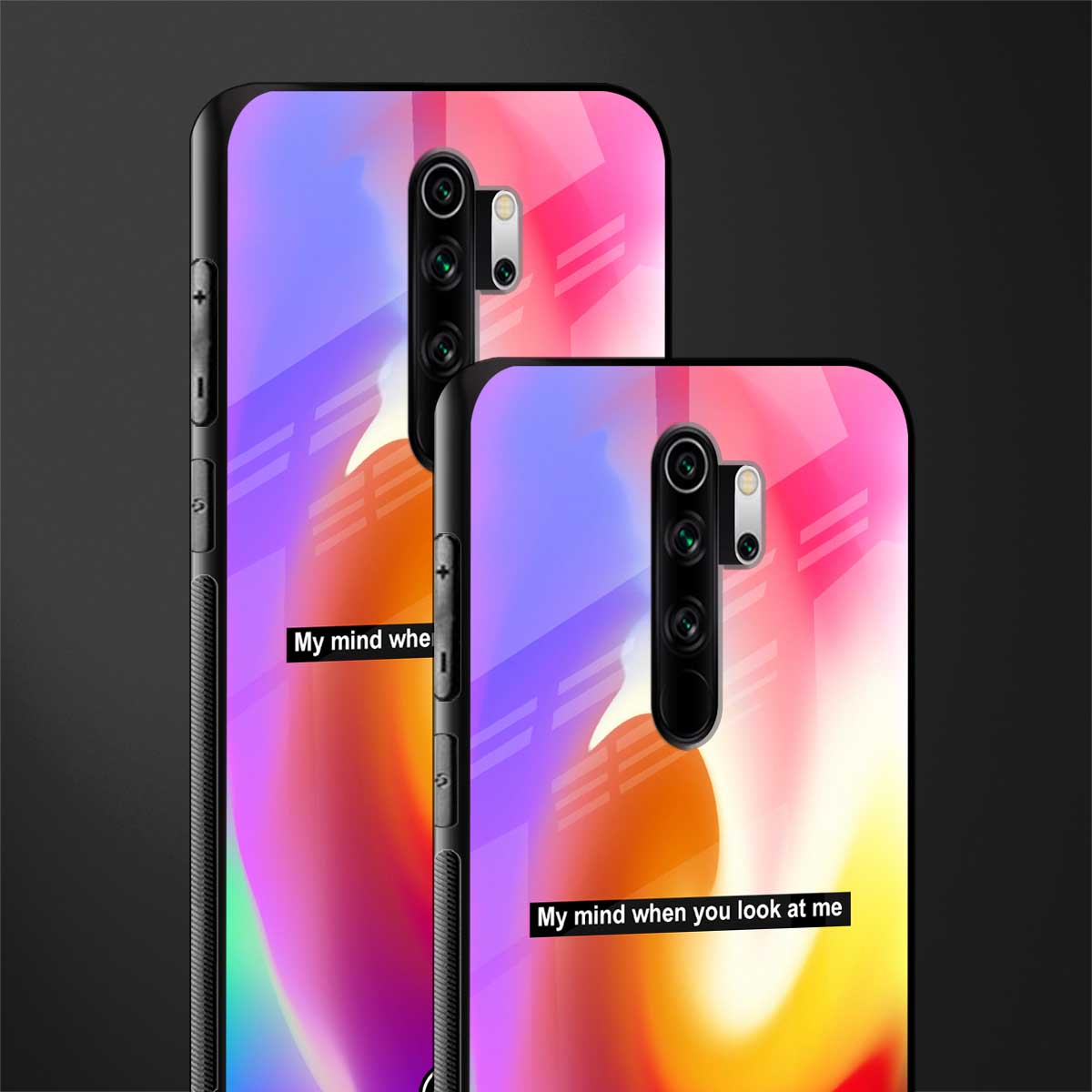 when you look at me glass case for redmi note 8 pro image-2