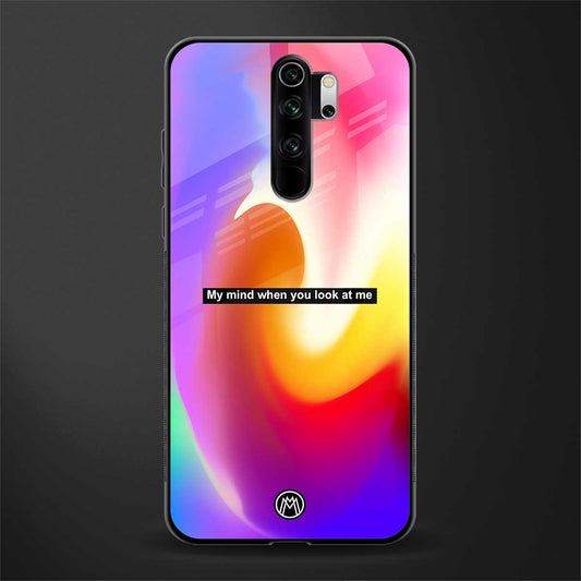 when you look at me glass case for redmi note 8 pro image