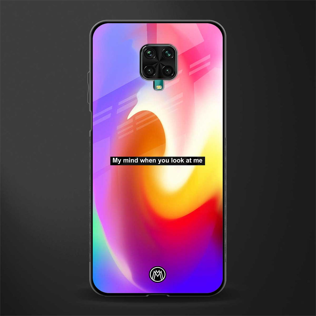 when you look at me glass case for redmi note 9 pro image