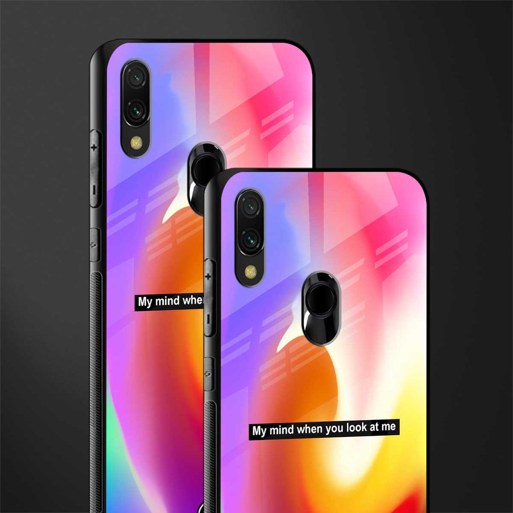 when you look at me glass case for redmi note 7 pro image-2