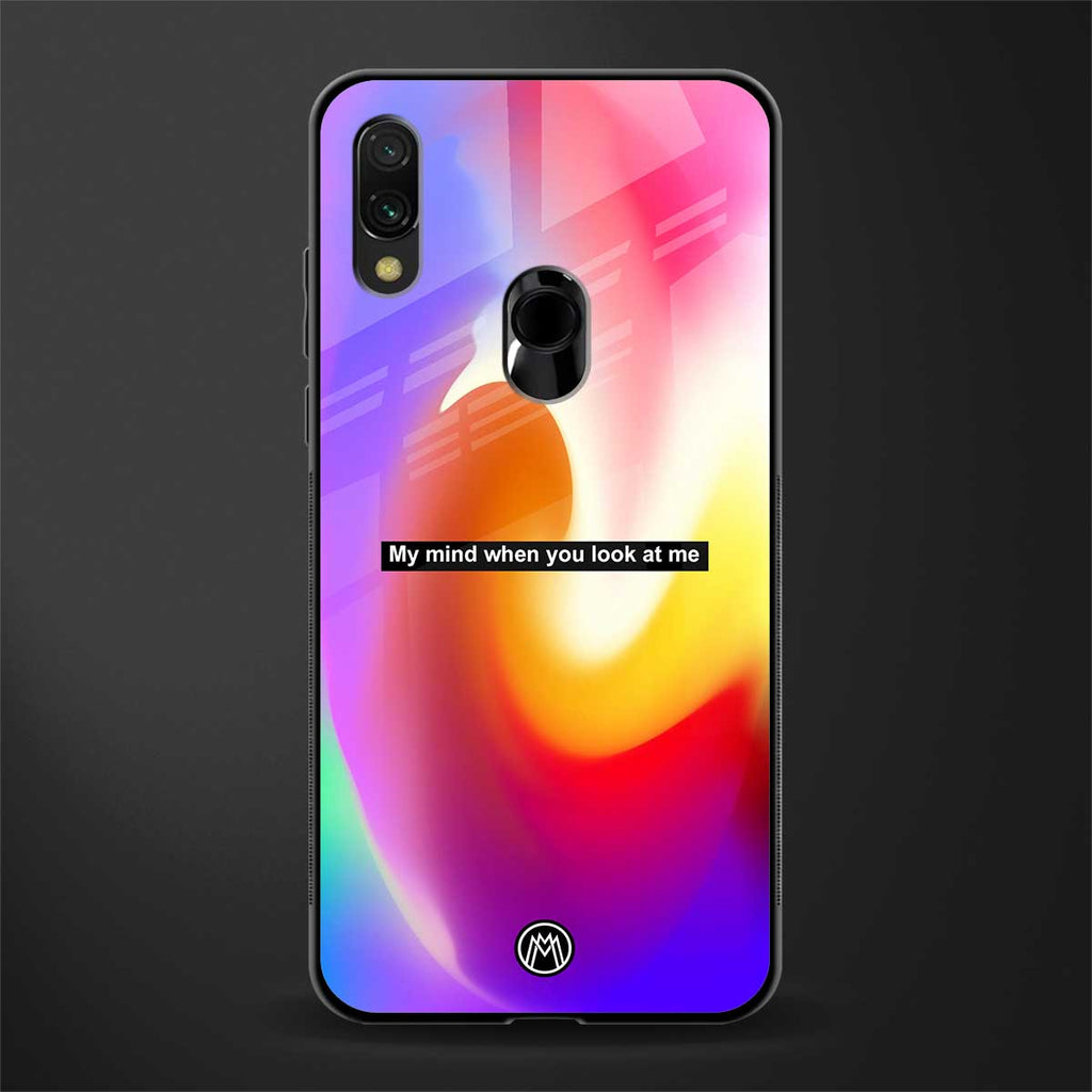 when you look at me glass case for redmi 7redmi y3 image