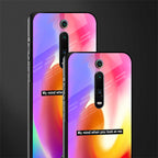 when you look at me glass case for redmi k20 pro image-2