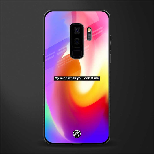when you look at me glass case for samsung galaxy s9 plus image