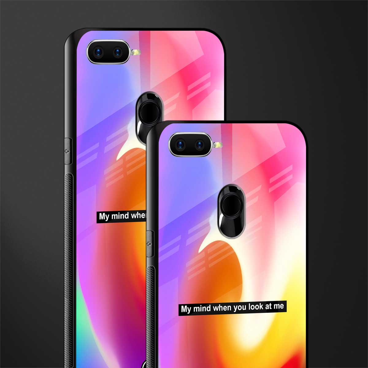 when you look at me glass case for oppo a5s image-2