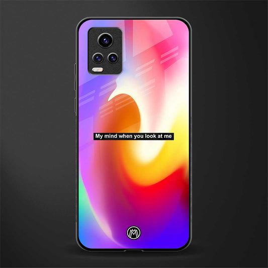 when you look at me back phone cover | glass case for vivo y73