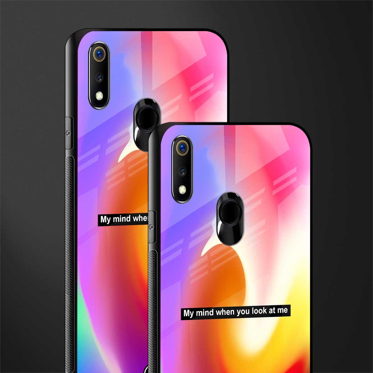 when you look at me glass case for realme 3 pro image-2
