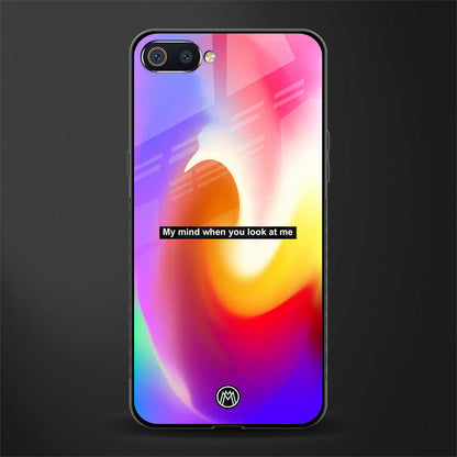 when you look at me glass case for realme c2 image
