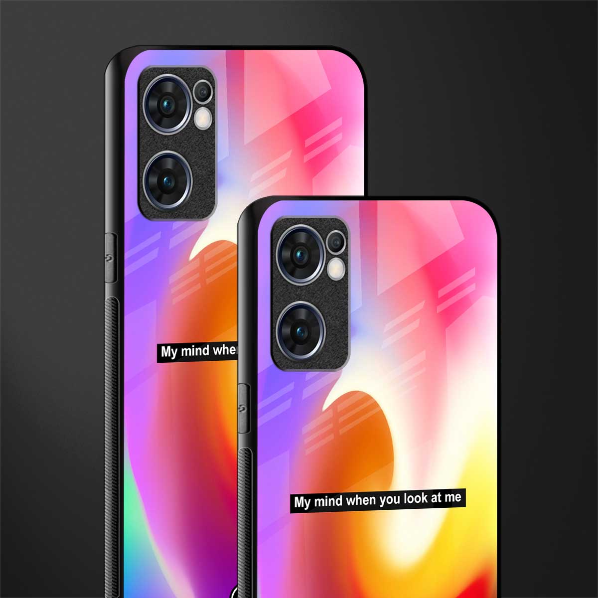 when you look at me glass case for oppo reno7 5g image-2