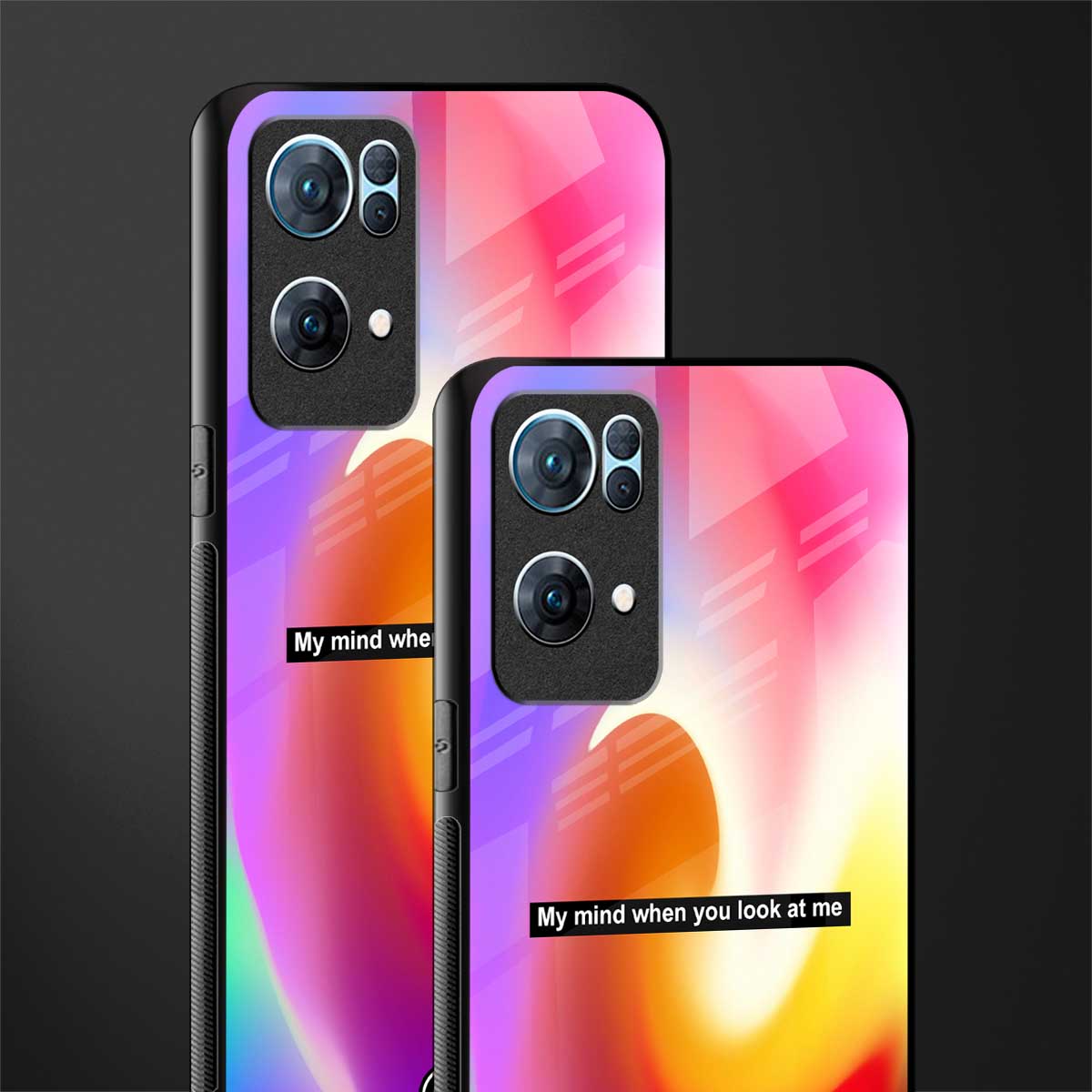 when you look at me glass case for oppo reno7 pro 5g image-2