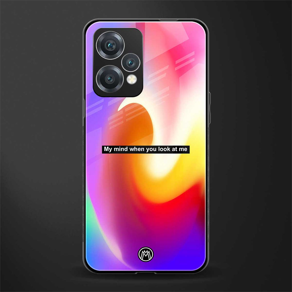 when you look at me back phone cover | glass case for realme 9 pro 5g
