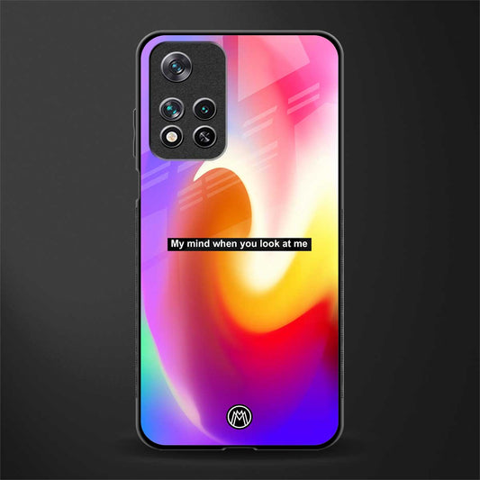 when you look at me glass case for poco m4 pro 5g image