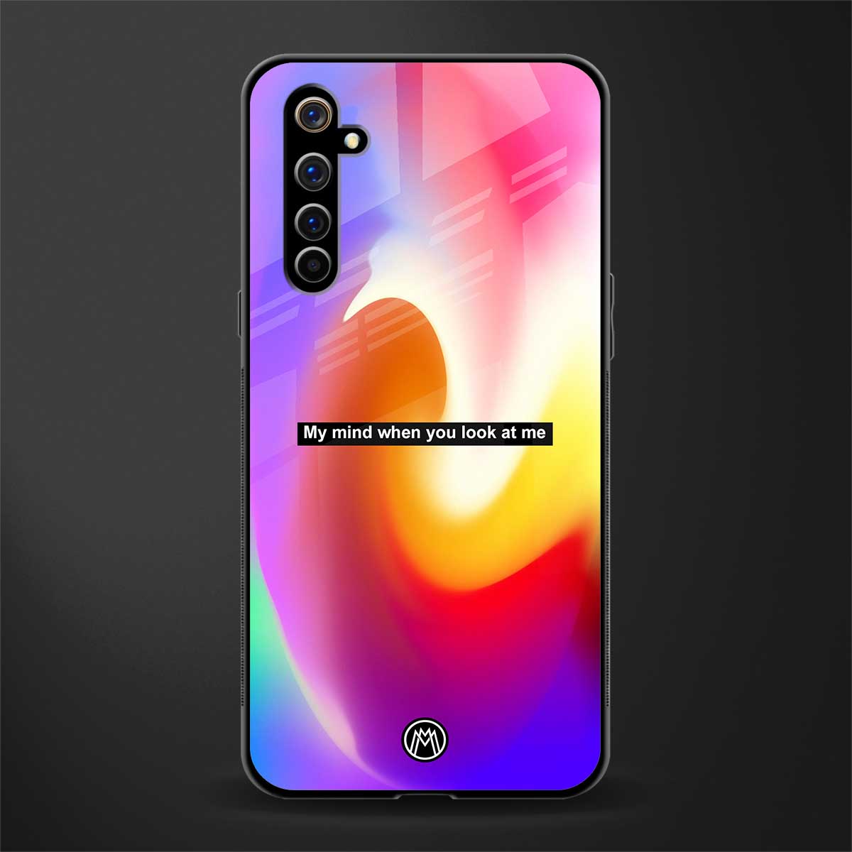when you look at me glass case for realme x50 pro image