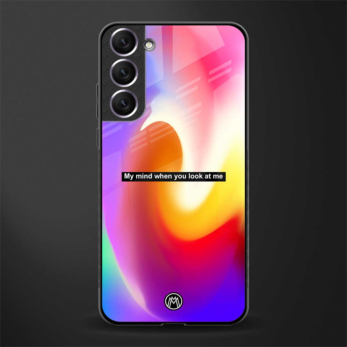 when you look at me glass case for samsung galaxy s21 image