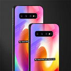 when you look at me glass case for samsung galaxy s10 image-2