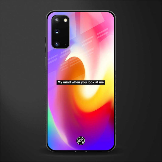 when you look at me glass case for samsung galaxy s20 image