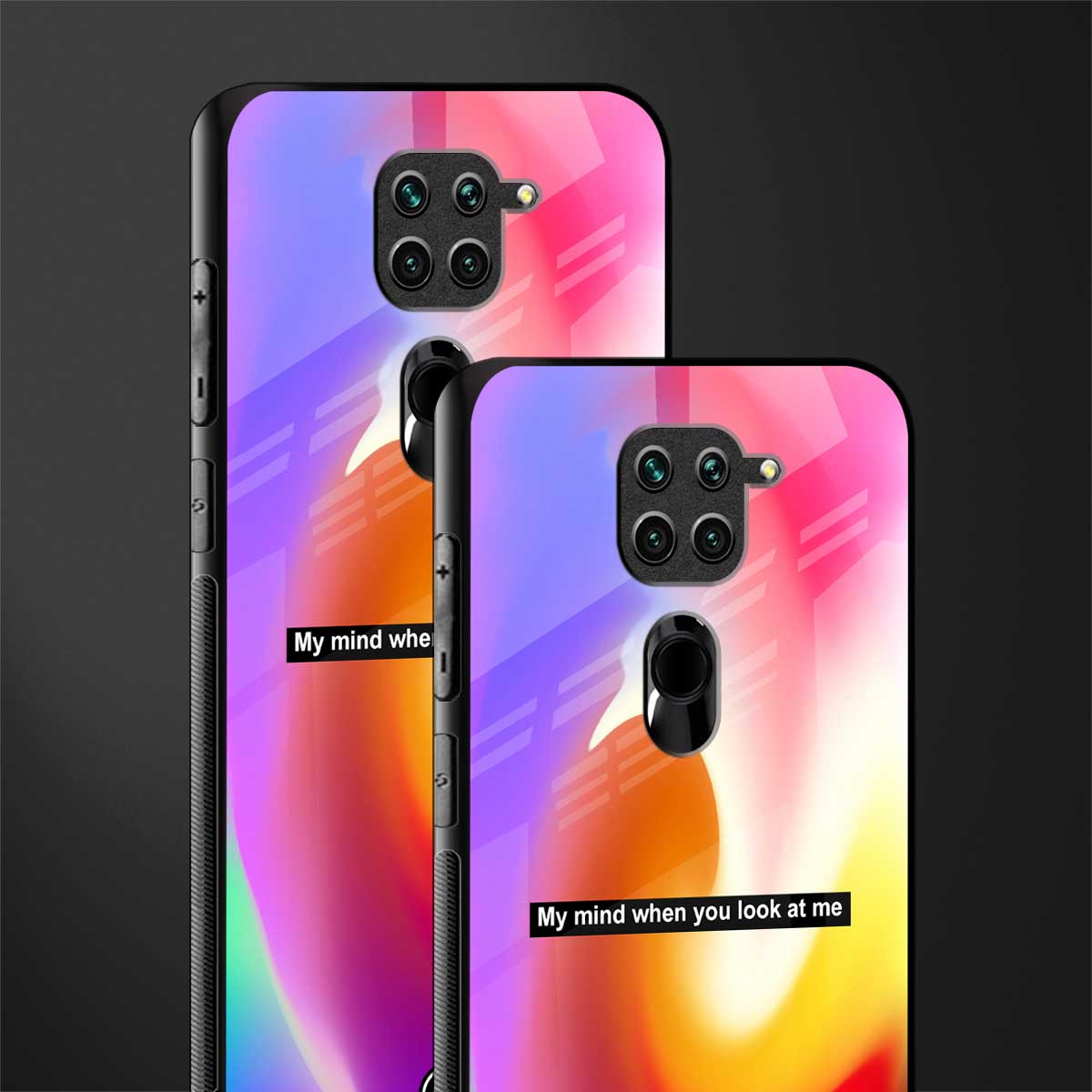 when you look at me glass case for redmi note 9 image-2