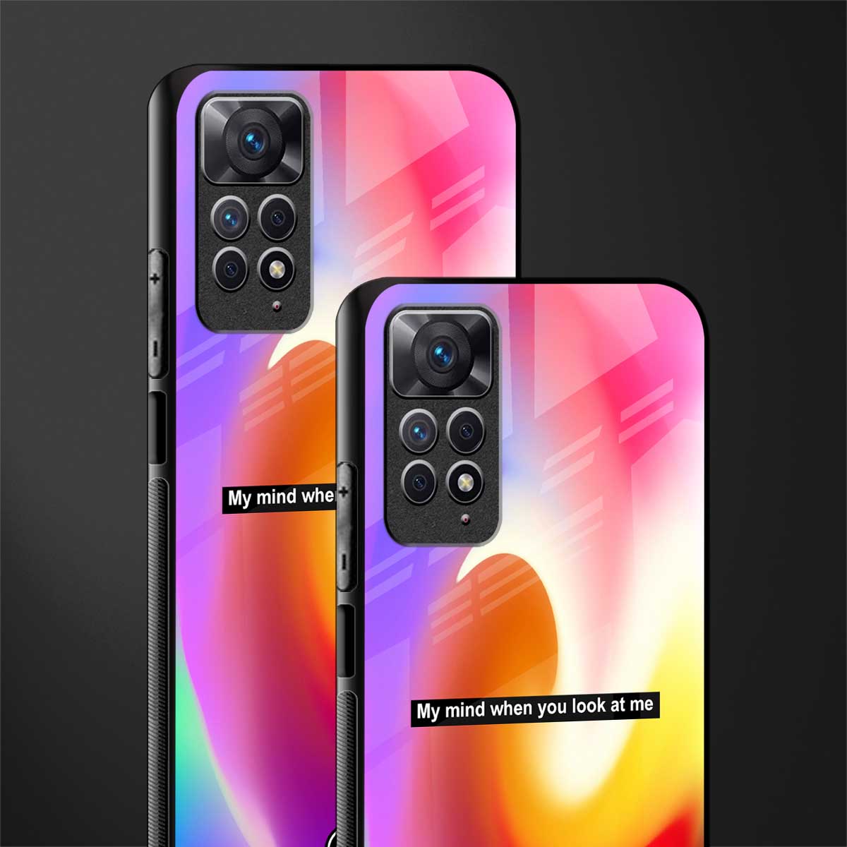 when you look at me glass case for redmi note 11 image-2