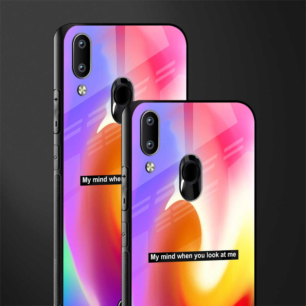 when you look at me glass case for vivo y95 image-2