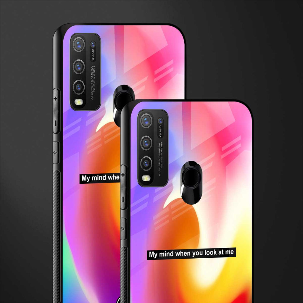 when you look at me glass case for vivo y50 image-2