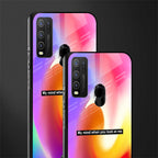 when you look at me glass case for vivo y50 image-2