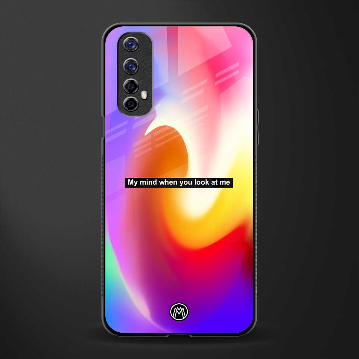 when you look at me glass case for realme narzo 20 pro image