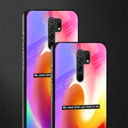 when you look at me glass case for redmi 9 prime image-2