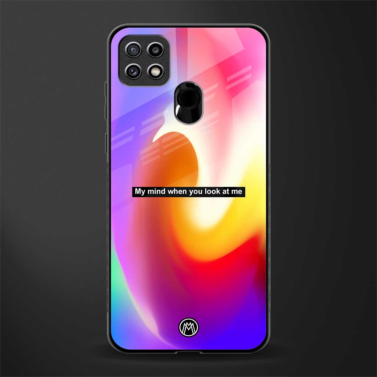 when you look at me glass case for oppo a15 image