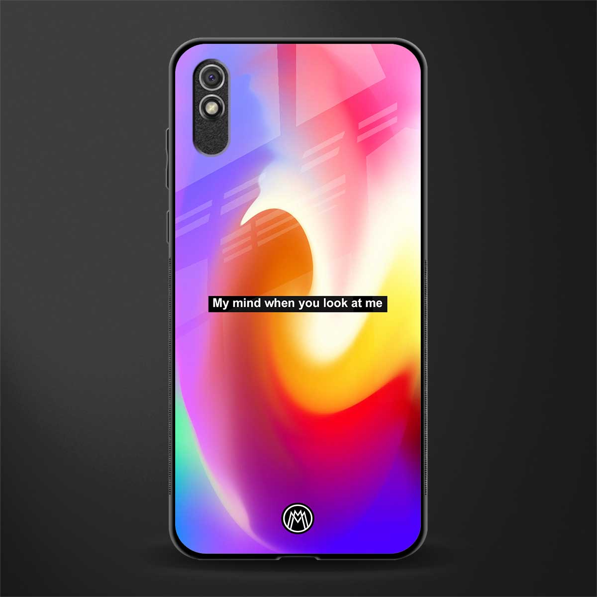 when you look at me glass case for redmi 9i image