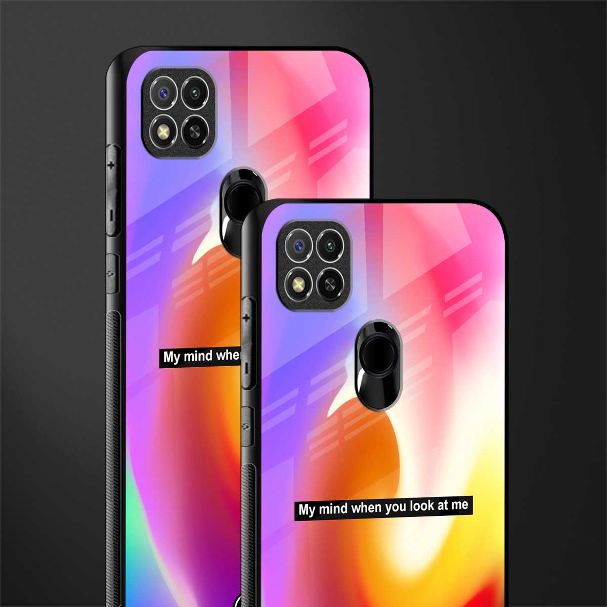 when you look at me glass case for redmi 9c image-2