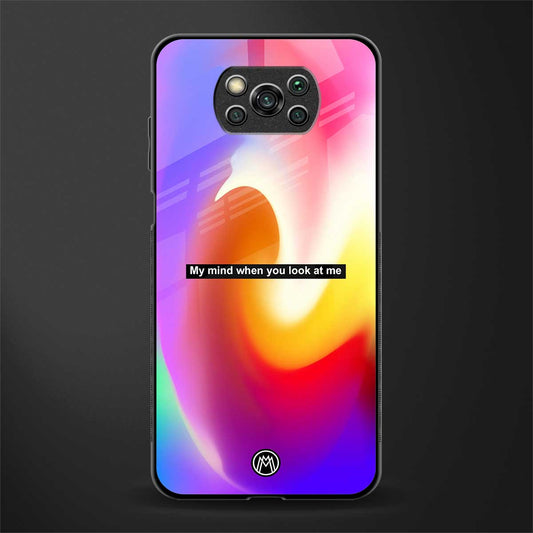 when you look at me glass case for poco x3 image