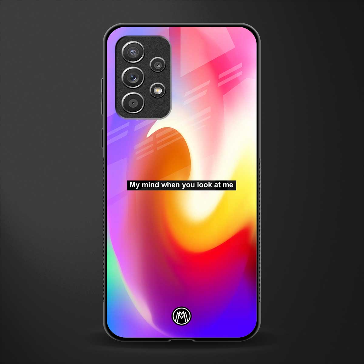 when you look at me glass case for samsung galaxy a52 image