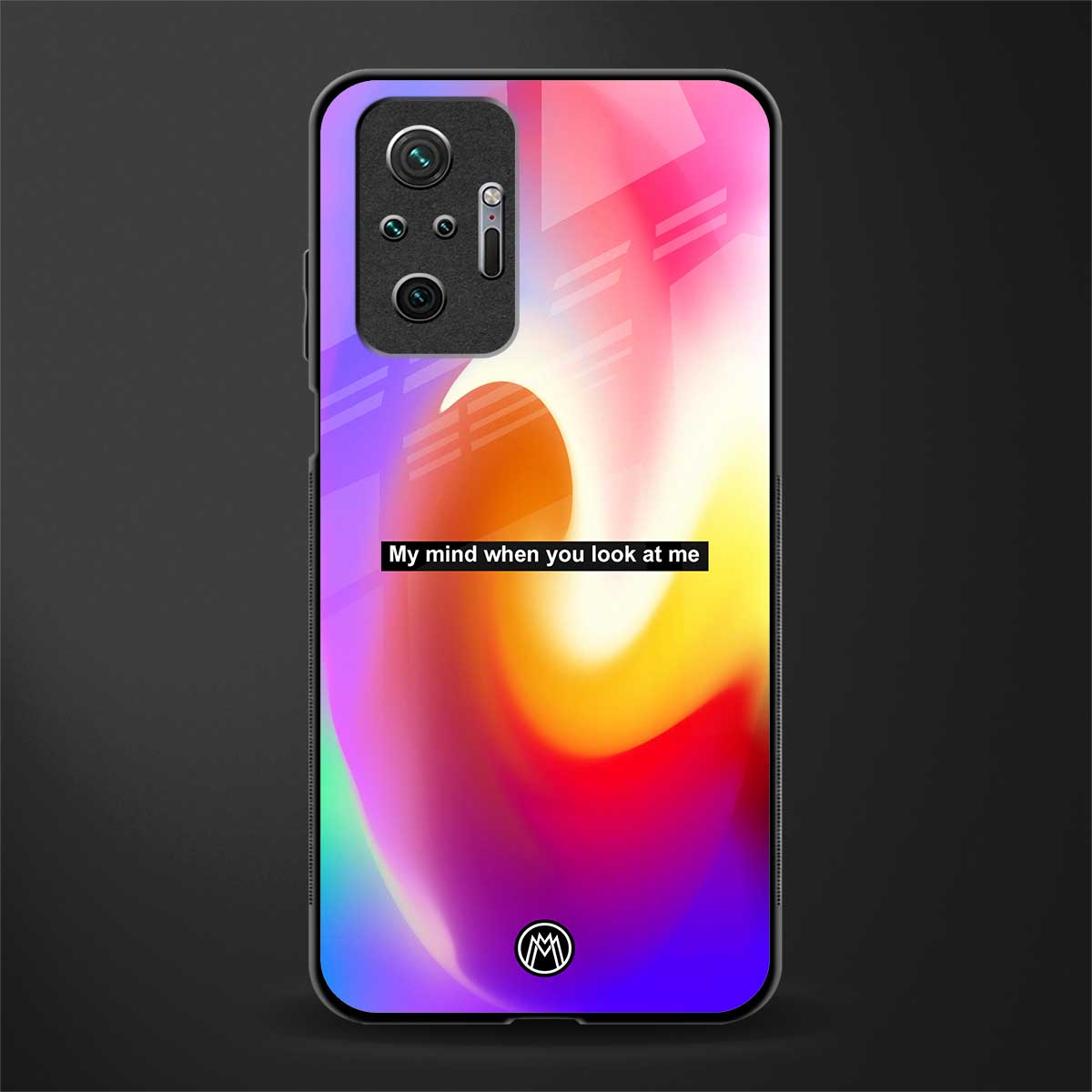when you look at me glass case for redmi note 10 pro max image