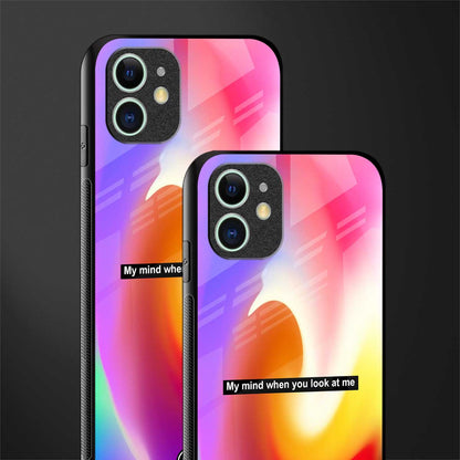 when you look at me glass case for iphone 12 image-2