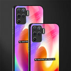when you look at me glass case for oppo f19 pro image-2