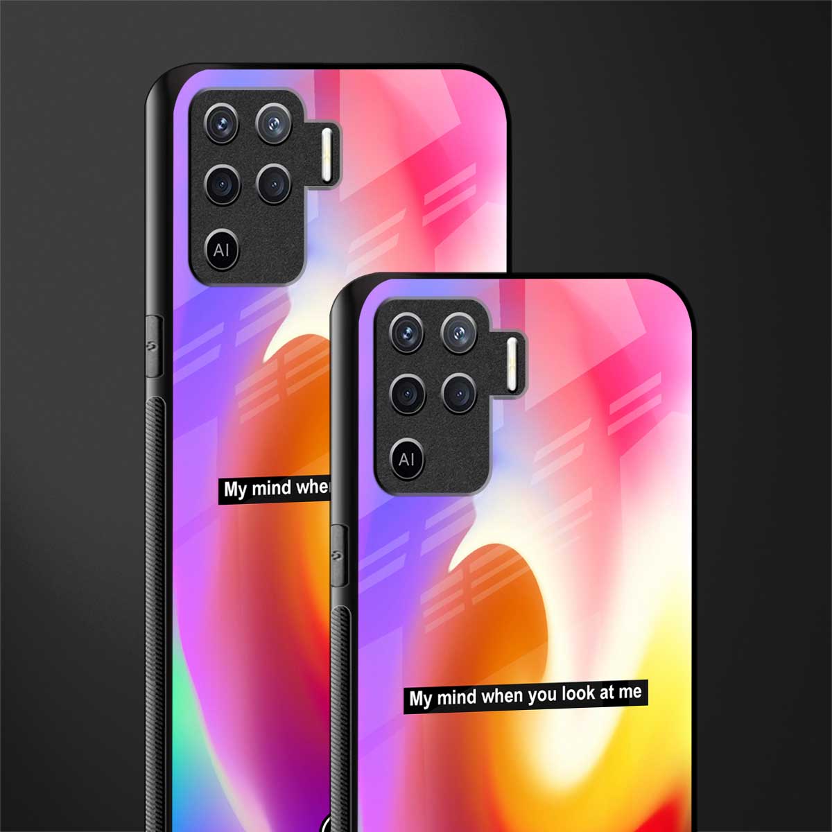 when you look at me glass case for oppo f19 pro image-2