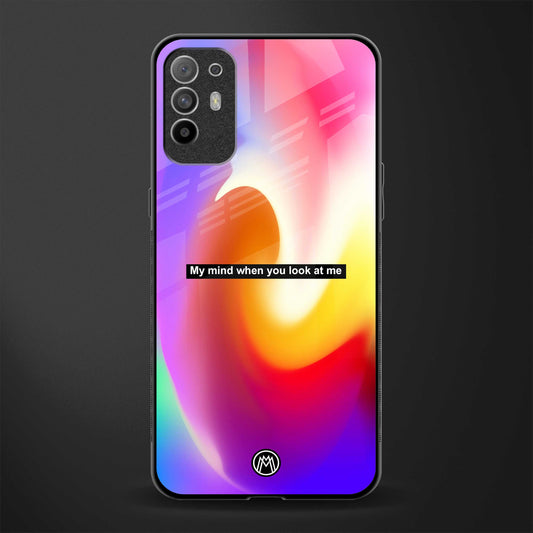 when you look at me glass case for oppo f19 pro plus image