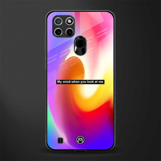 when you look at me glass case for realme c21 image