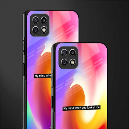 when you look at me glass case for samsung galaxy a22 5g image-2