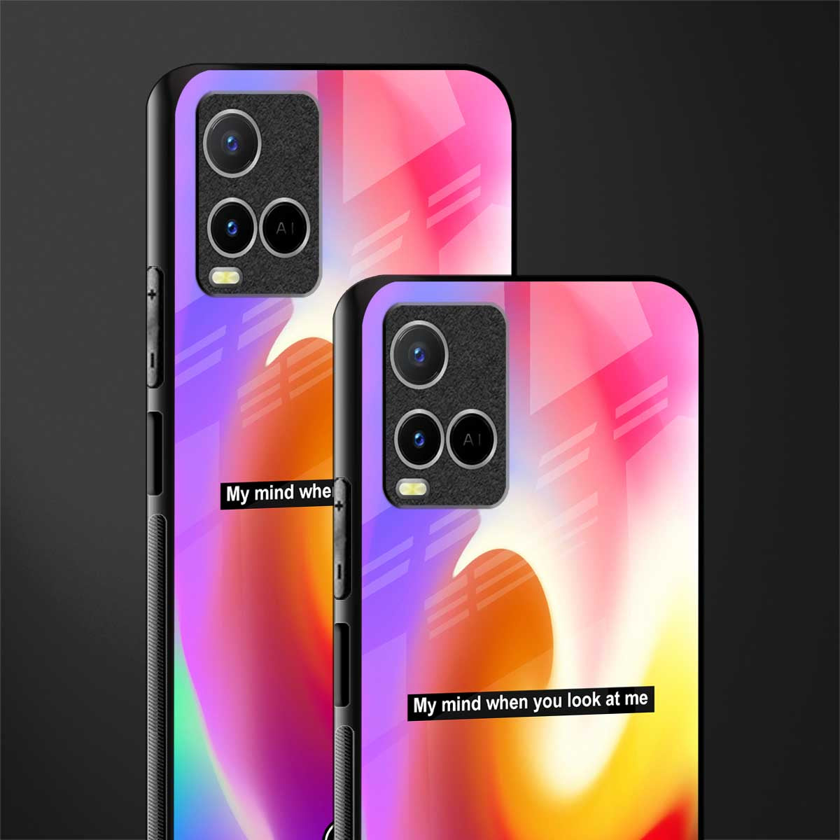 when you look at me glass case for vivo y21s image-2
