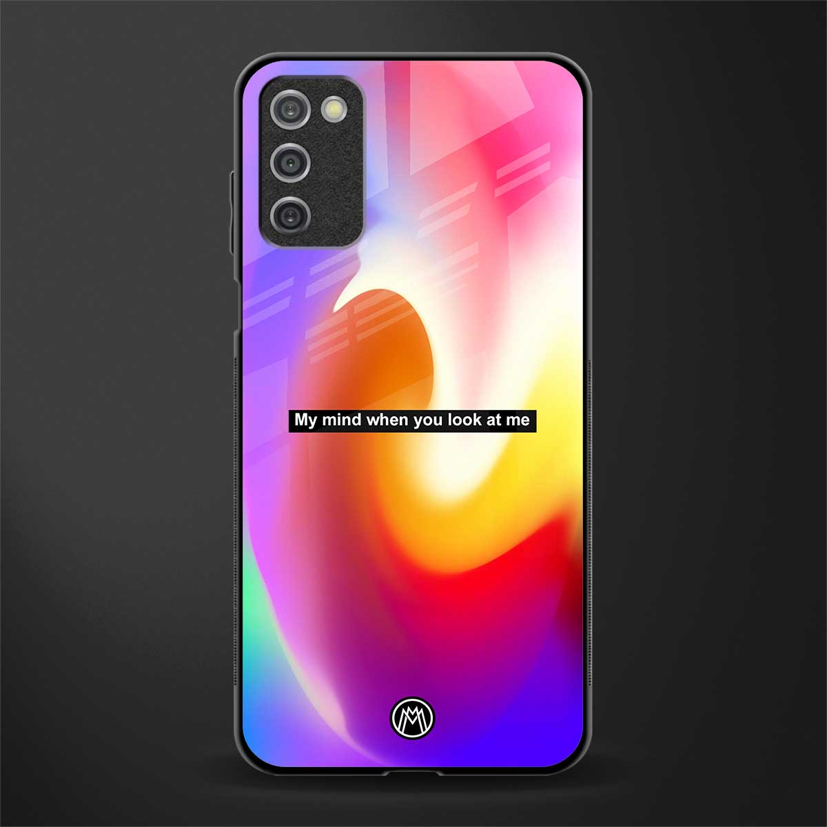 when you look at me glass case for samsung galaxy a03s image