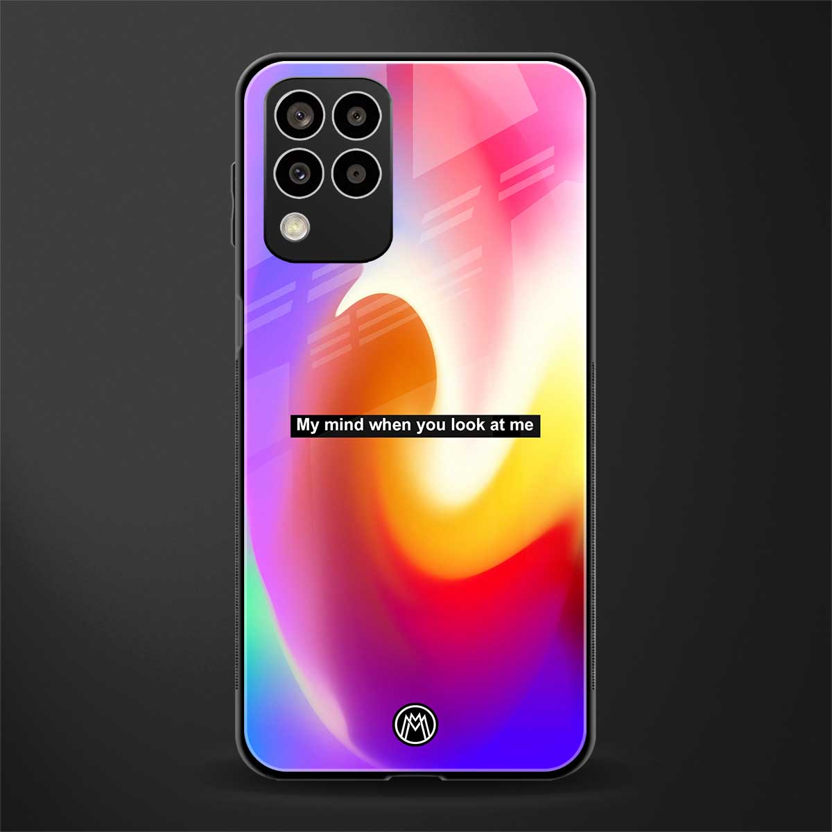 when you look at me back phone cover | glass case for samsung galaxy m33 5g